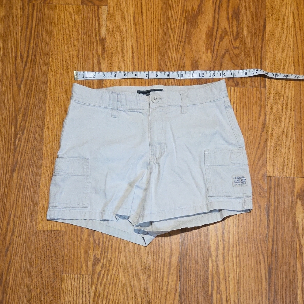 Abercrombie & Fitch Cream Cotton Shorts